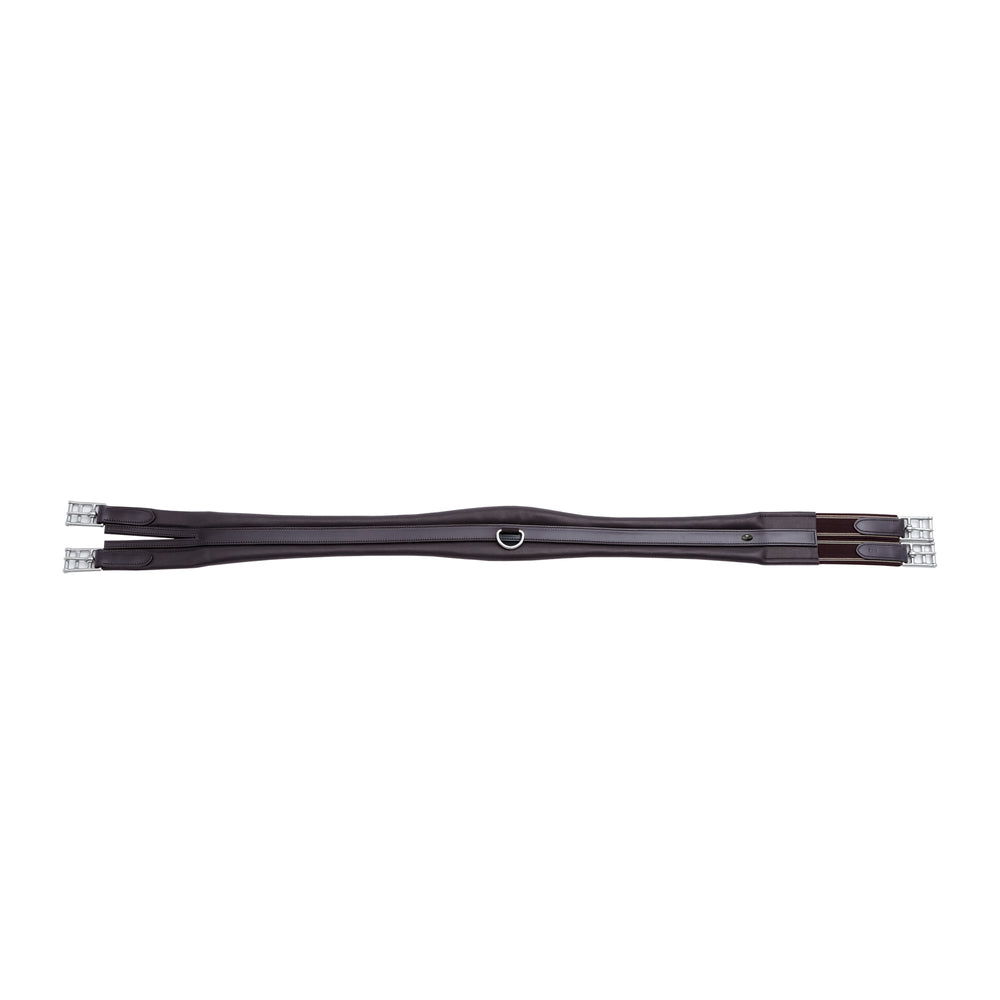 Premier Equine Rapone Leather Girth#Brown