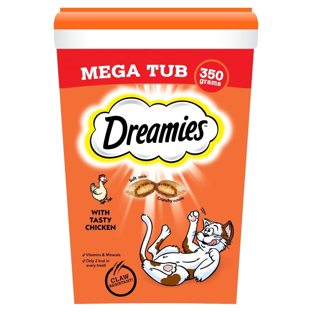 Dreamies Chicken Cat Treats Mega Tub