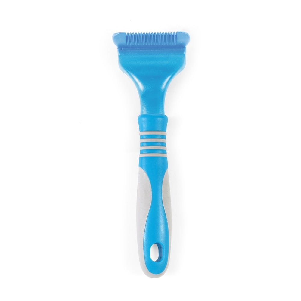 The Ancol Ergo Stripping Comb in Blue#Blue