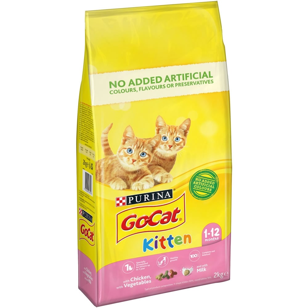Go-Cat Complete Dry Kitten Food 2kg