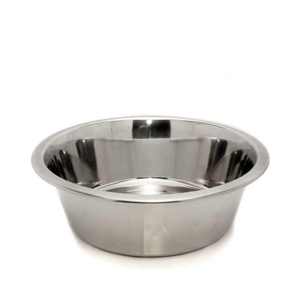 The Rosewood Deluxe Stainless Steel Dog Bowl in Silver#Silver