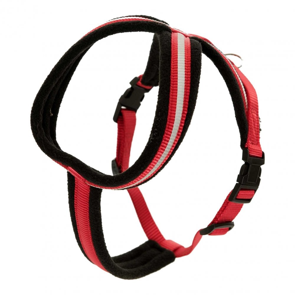 The Halti Comfey Harness in Red#Red