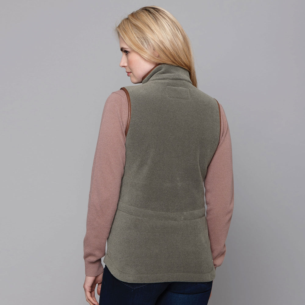 Schoffel Ladies Lyndon Fleece Gilet#Cedar Green