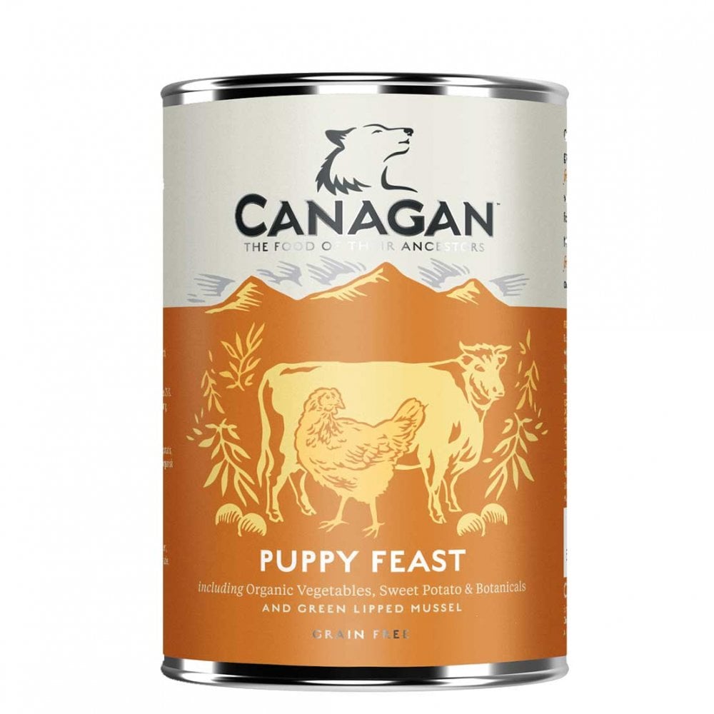 Canagan Puppy Feast Grain Free Tinned Dog Food 400g