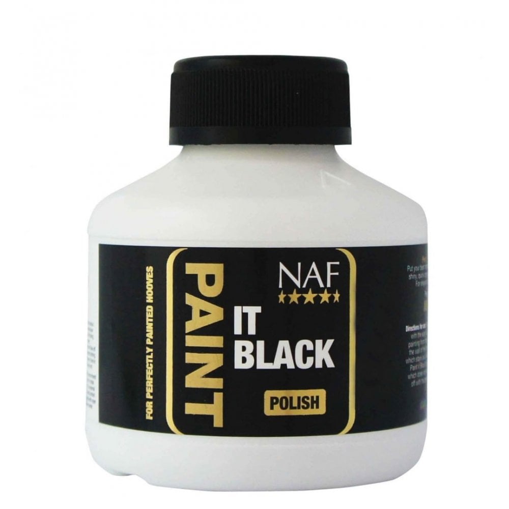 NAF Paint It Black Hoof Polish 250ml