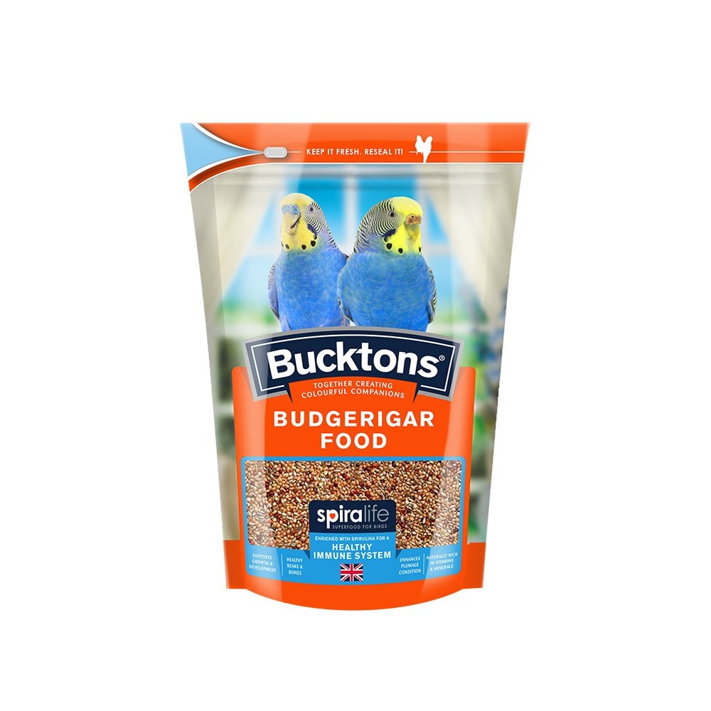 Bucktons Budgerigar Food Pouch 500g