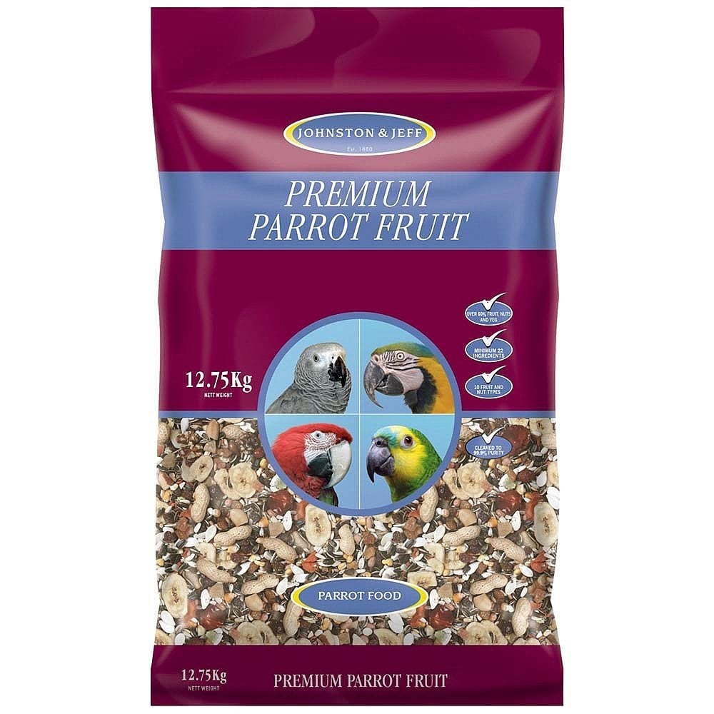 Johnston & Jeff Premium Parrot Fruit Mixture 12.75kg