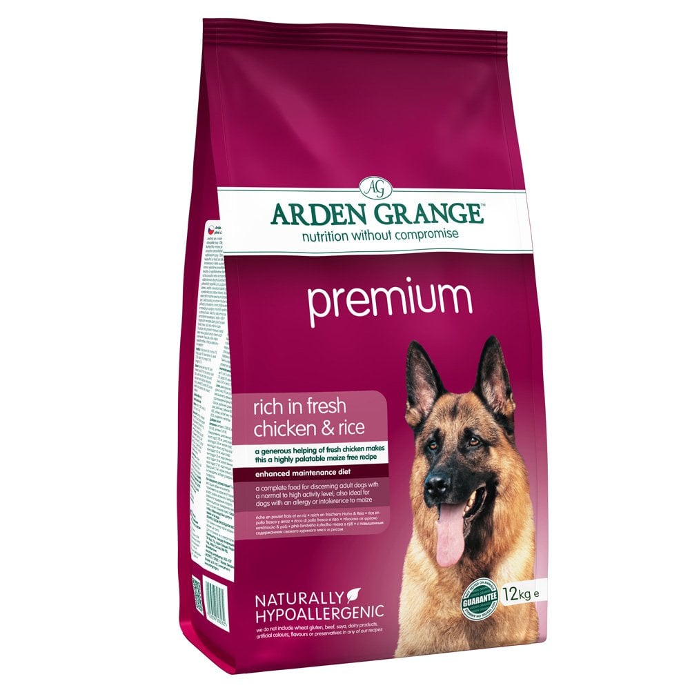 Arden Grange Premium Dog Food with Fresh Chicken & Rice 12kg
