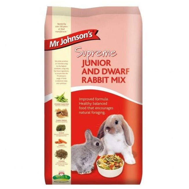 Mr Johnsons Supreme Junior & Dwarf Rabbit Mix 900g