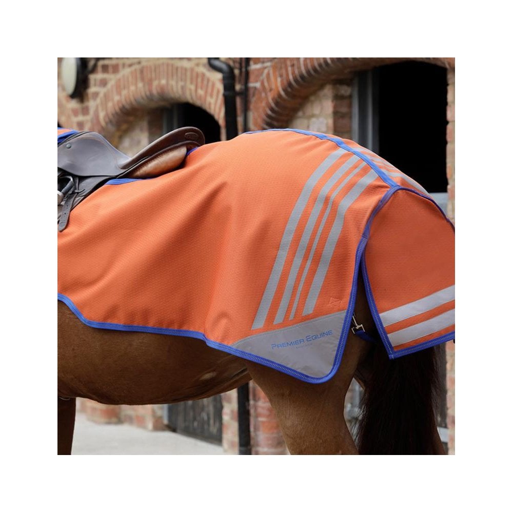 The Premier Equine Stratus Exercise Sheet in Orange#Orange