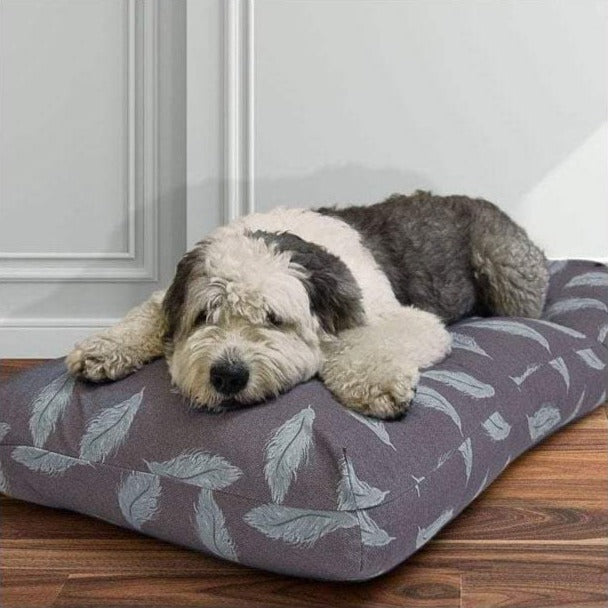Danish Design Retreat Eco-Wellness Box Duvet Dog Bed#Grey