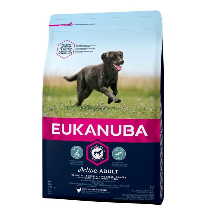 Eukanuba Active Adult Large Breed Dog Food with Chicken 2kg