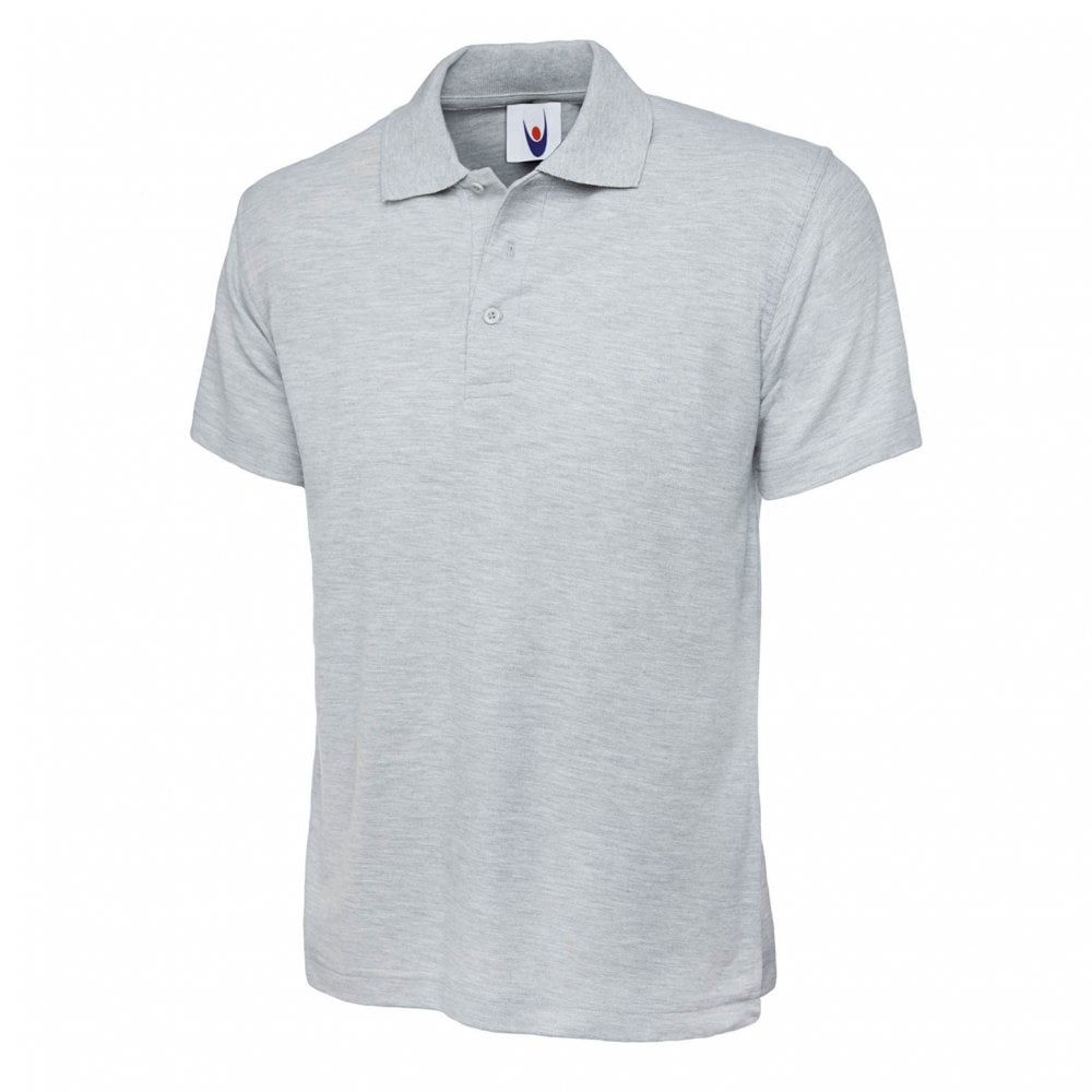 Uneek Adults Classic Polo Shirt#Grey