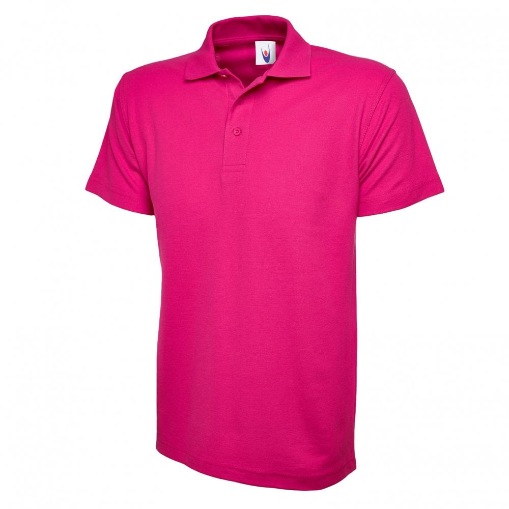 Uneek Adults Classic Polo Shirt#Pink