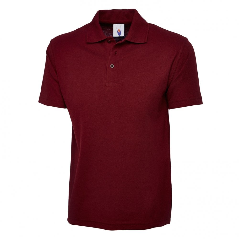 Uneek Adults Classic Polo Shirt#Burgundy