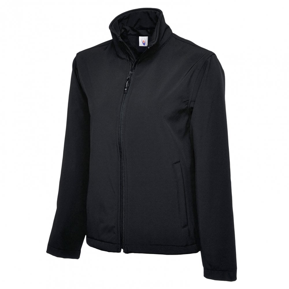 Uneek Adults Classic Soft Shell Jacket#Black