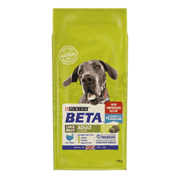 Beta Adult Large Breed Dog Food with Turkey 2kg