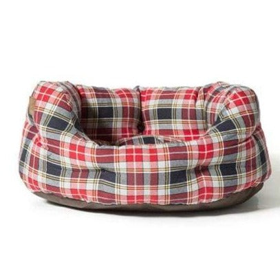 The Danish Design Lumberjack Deluxe Slumber Dog Bed in Red#Red
