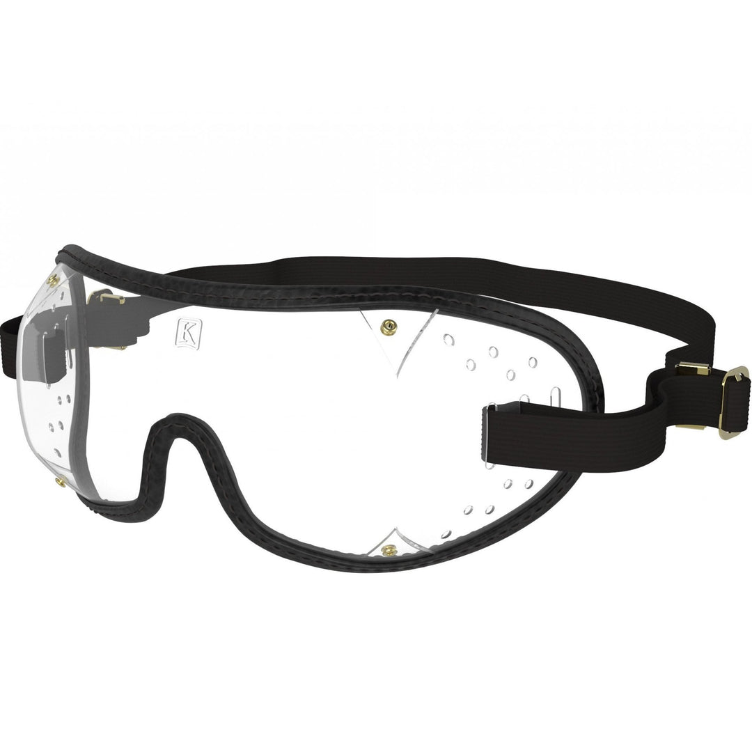 The Kroops Triple Slot Racing Goggles - Clear Lense in Black#Black