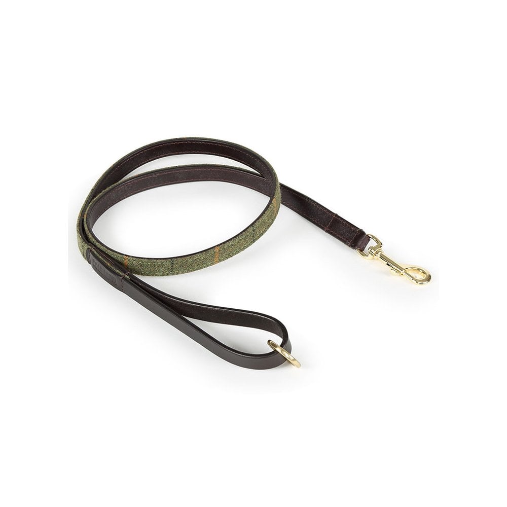 The Digby & Fox Tweed Lead in Green#Green
