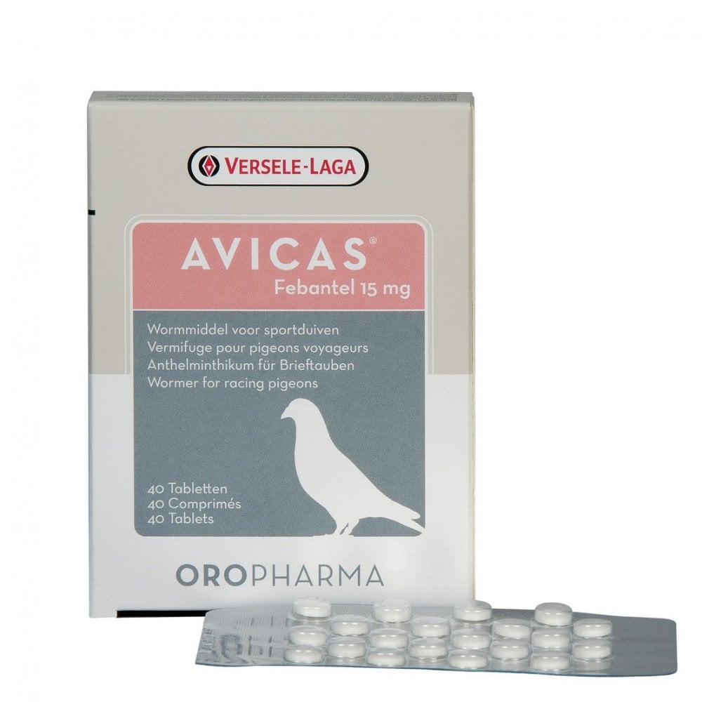 Versele-Laga Oropharma Avicas Worming Tablets for Pigeons 40 Pack