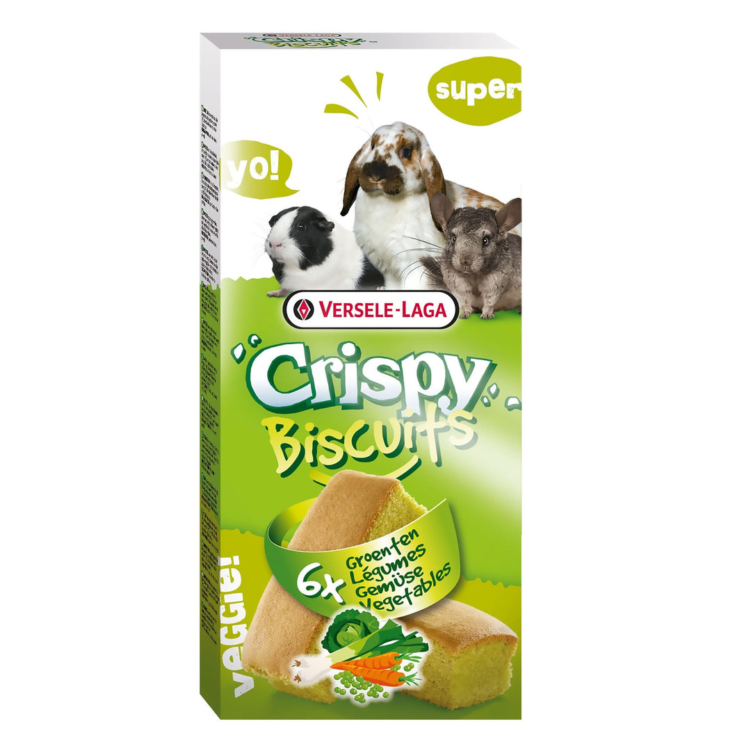 Versele-Laga Crispy Biscuits with Vegetables for Small Animals 6 Pack
