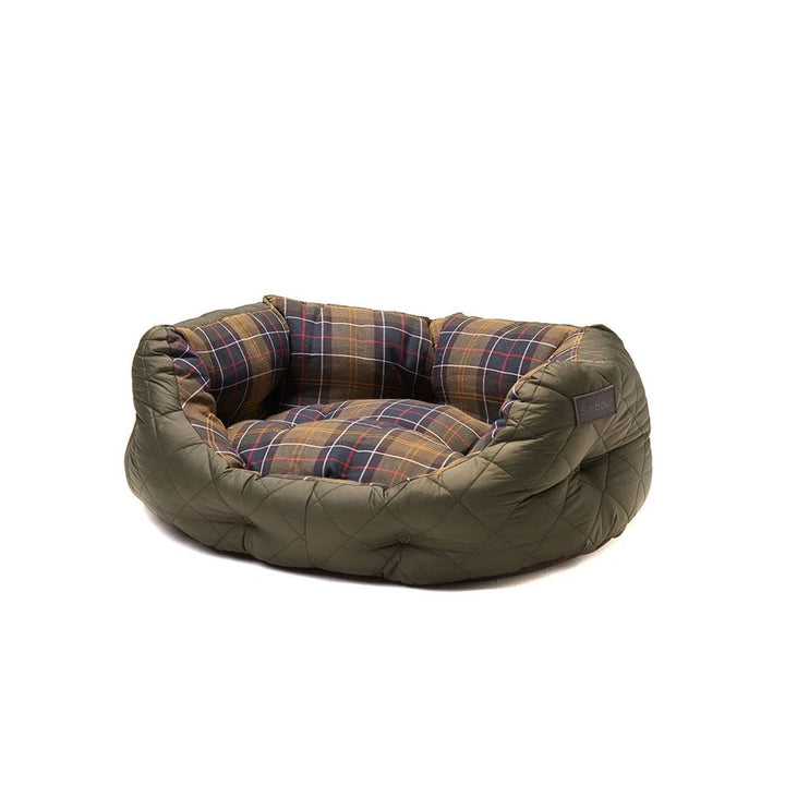 Barbour Classic Tartan Quilted Dog Bed