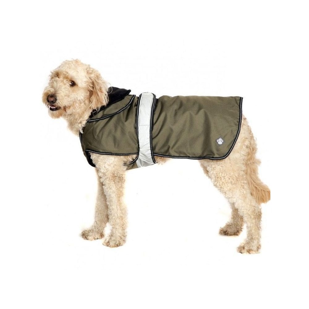 Danish Design 2-in-1 Four Seasons Dog Coat in Green#Green