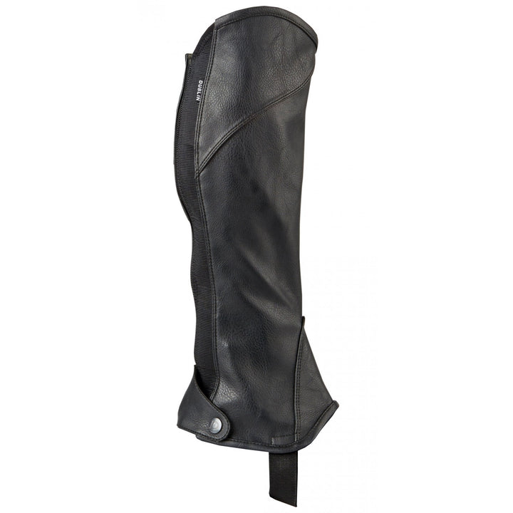 The Dublin Adults Stretch Fit Half Chaps in Black#Black