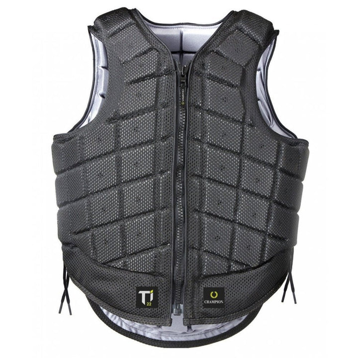 The Champion Titanium Adults Body Protector in Black#Black