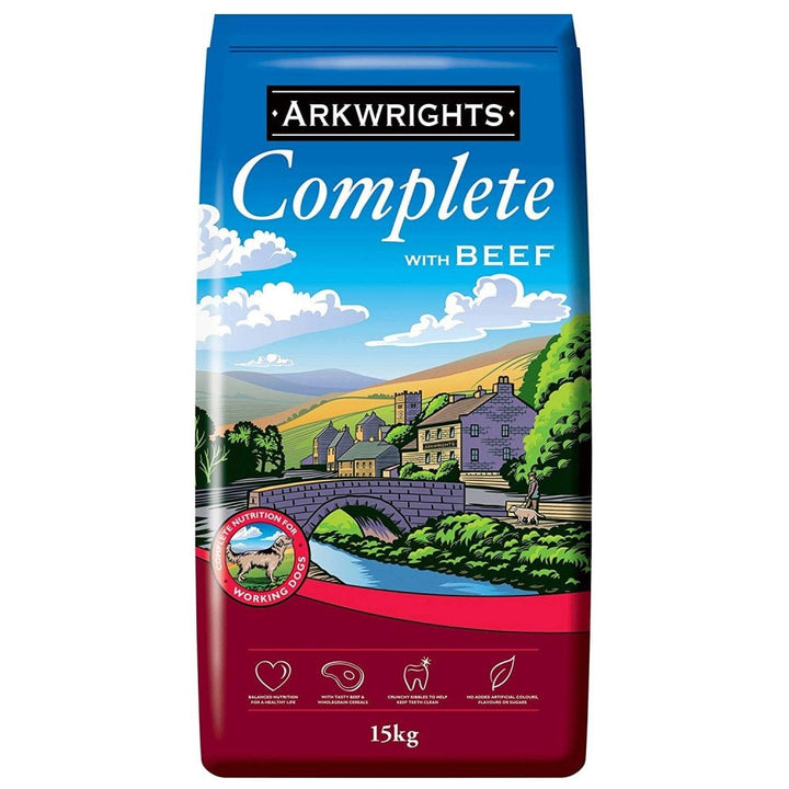 Arkwrights Complete Dog Food with Beef 15kg