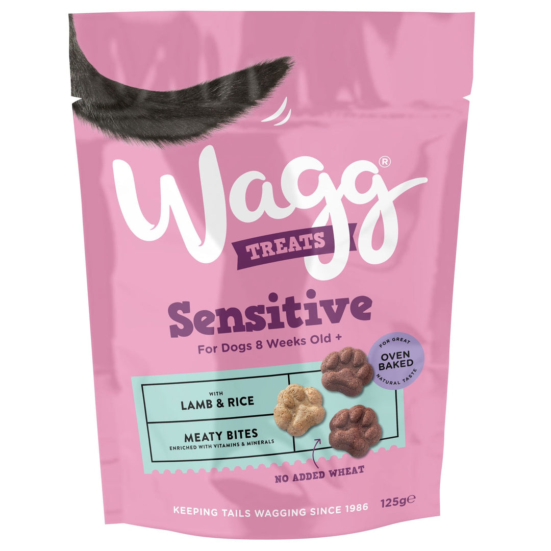 Wagg Sensitive Dog Treats with Lamb & Rice 125g