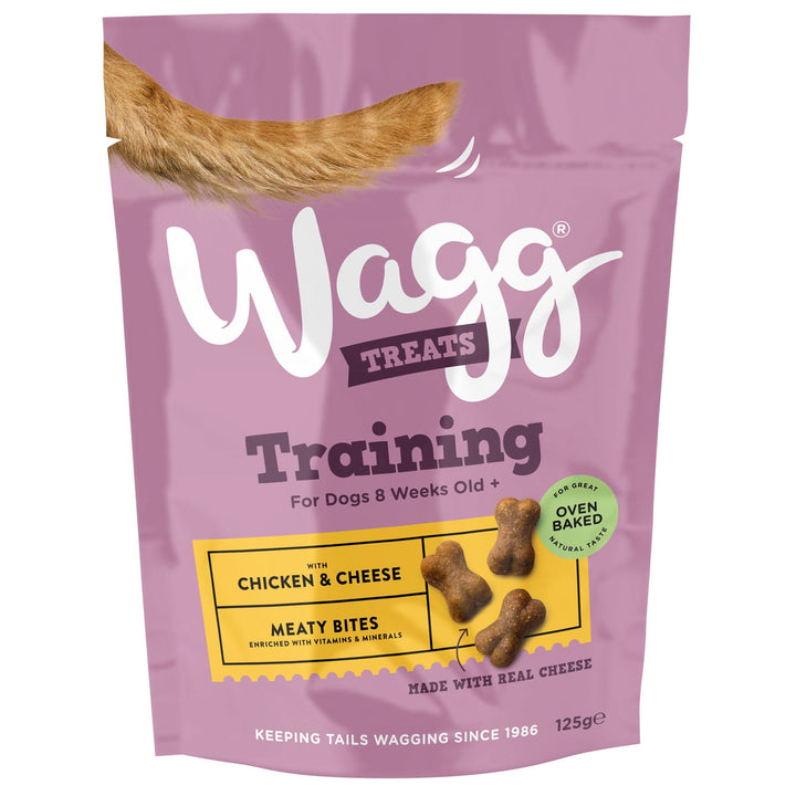 Wagg Training Dog Treats with Chicken & Cheese 125g