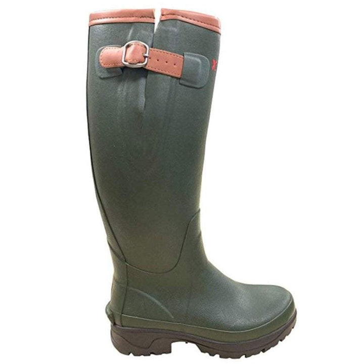 Celtic Crosslander 'Kodiak' Waterproof Welly in Green#Green