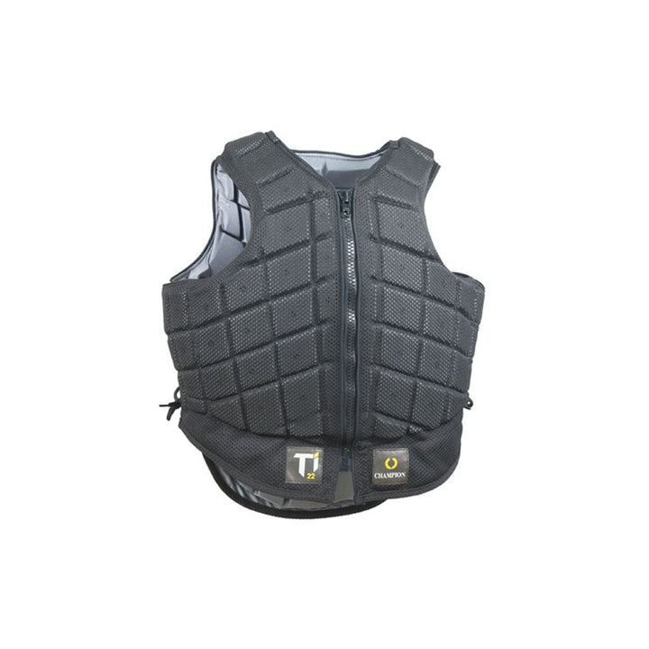 The Champion Titanium Youth Body Protector in Black#Black