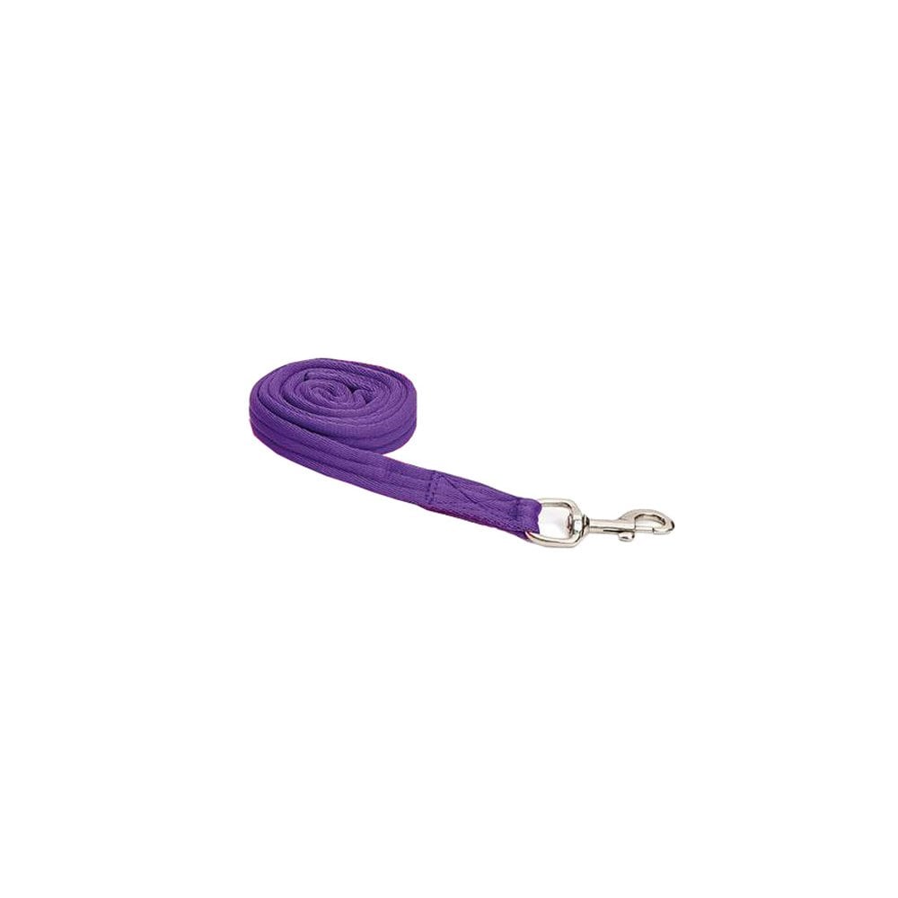 The Shires Wessex Cushion Web Lead Rein in Purple#Purple
