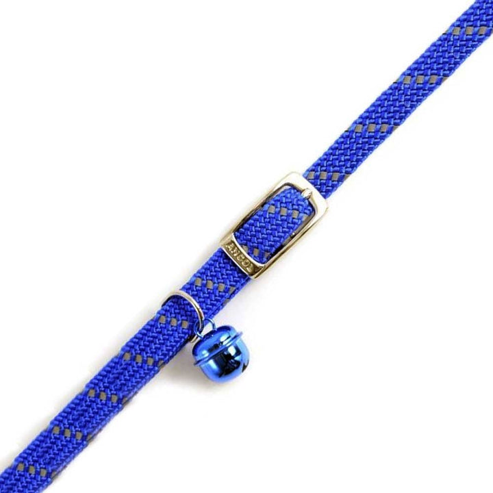 The Ancol Soft Weave Reflective Cat Collar in Blue#Blue