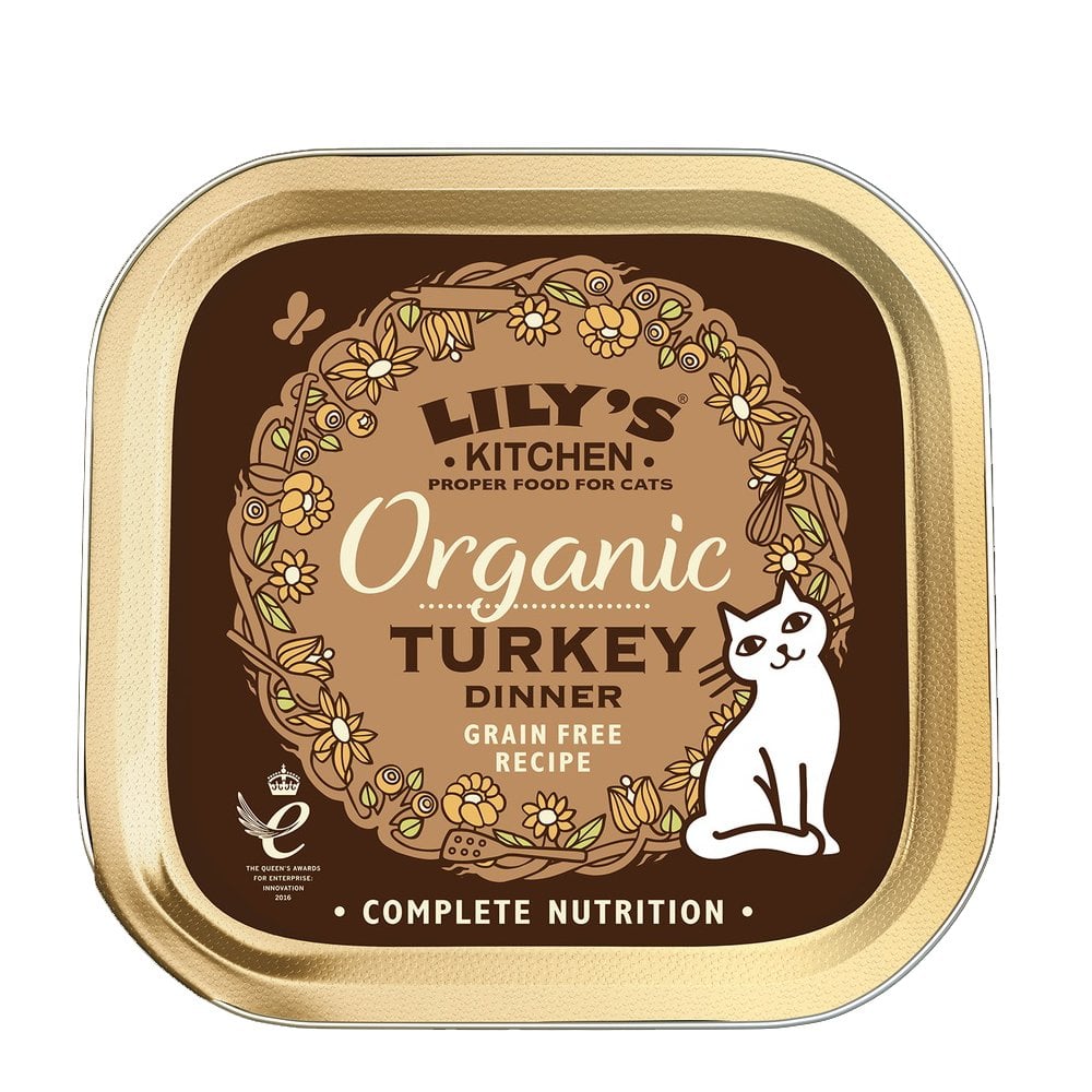 Lilys Kitchen Grain Free Organic Turkey Dinner for Cats 85g