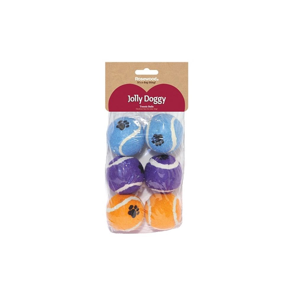 Rosewood Tennis Balls for Dogs (6 Pack)