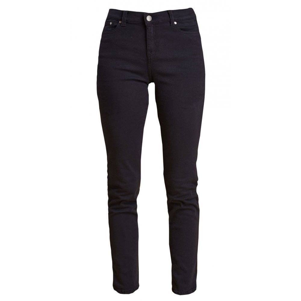 Barbour Ladies Essential Slim Trouser#Navy