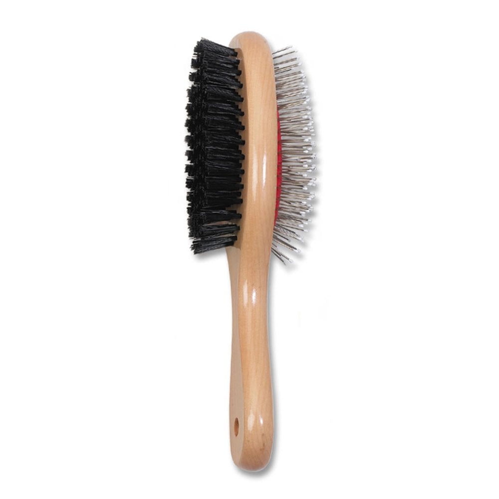 The Ancol Heritage Double Sided Brush in Beige#Beige