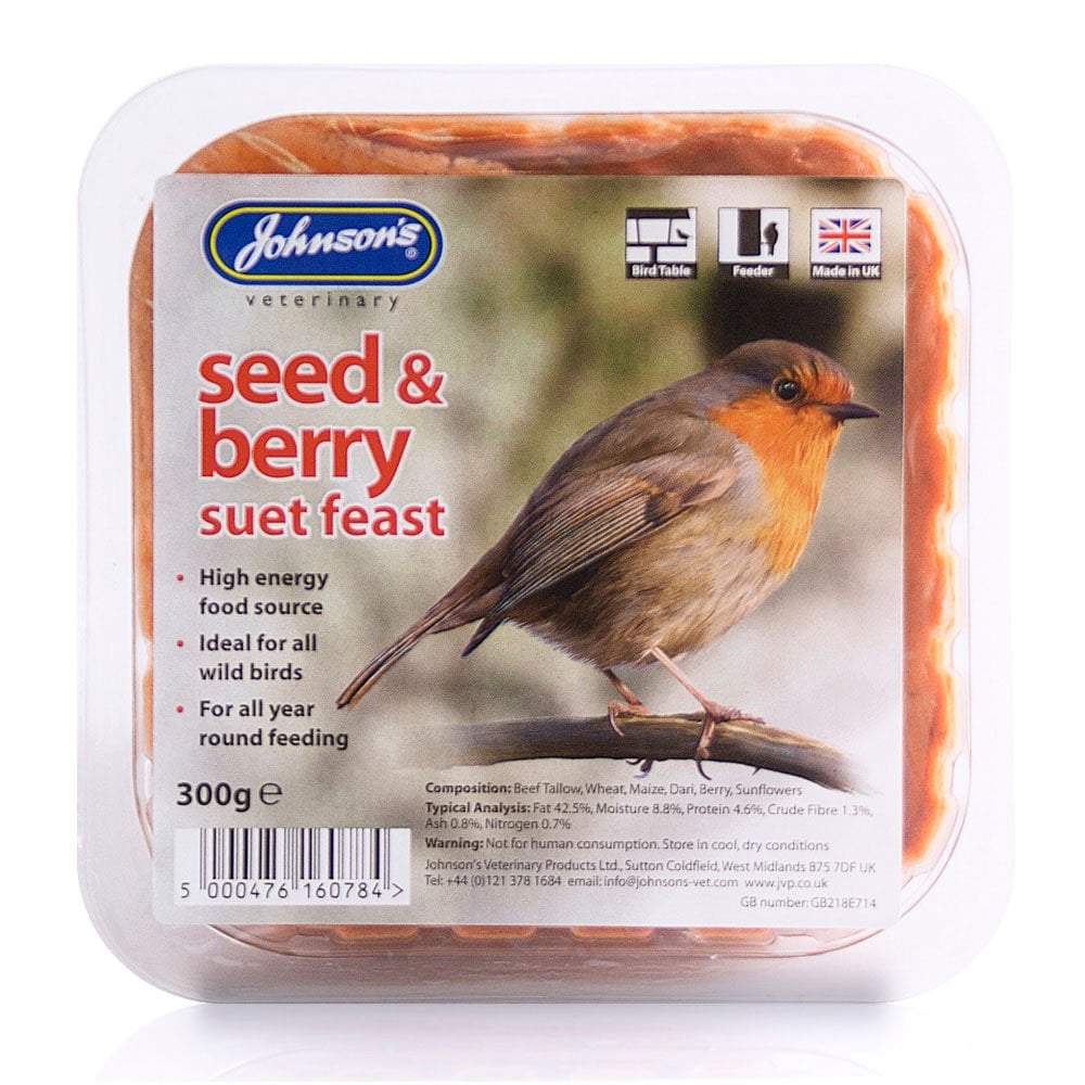Johnsons Seed And Berry Suet Feast
