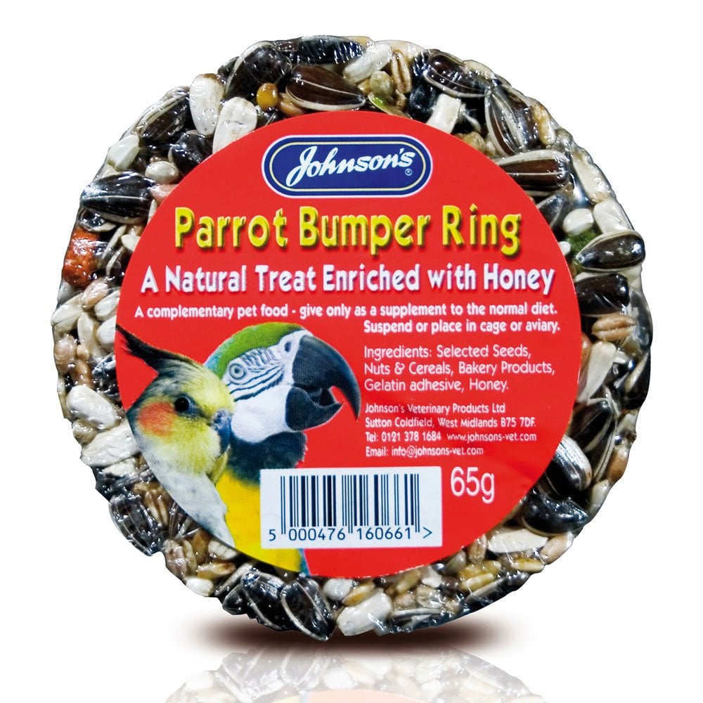 Johnsons Parrot Bumper Seed Ring 65g