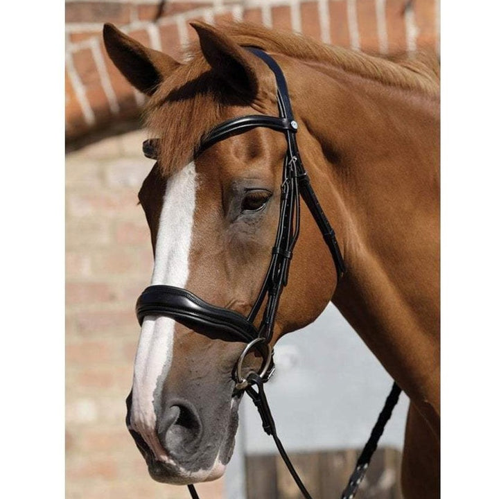 Premier Equine Verdura Anatomic Snaffle Bridle#Black