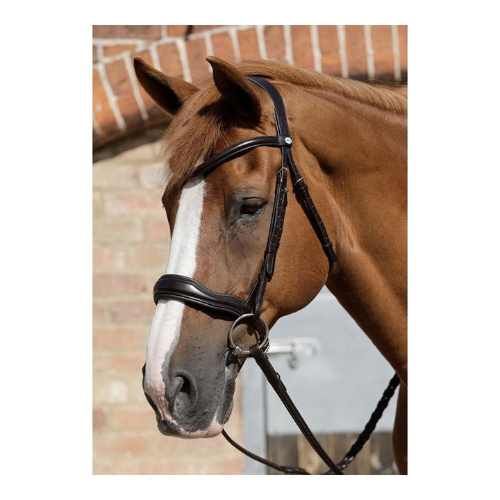 Premier Equine Verdura Anatomic Snaffle Bridle#Brown