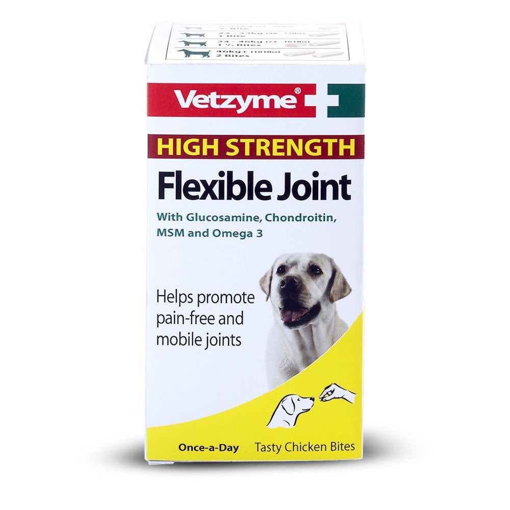 Vetzyme Flexible Hi Strength Joint Tablets 30 Pack