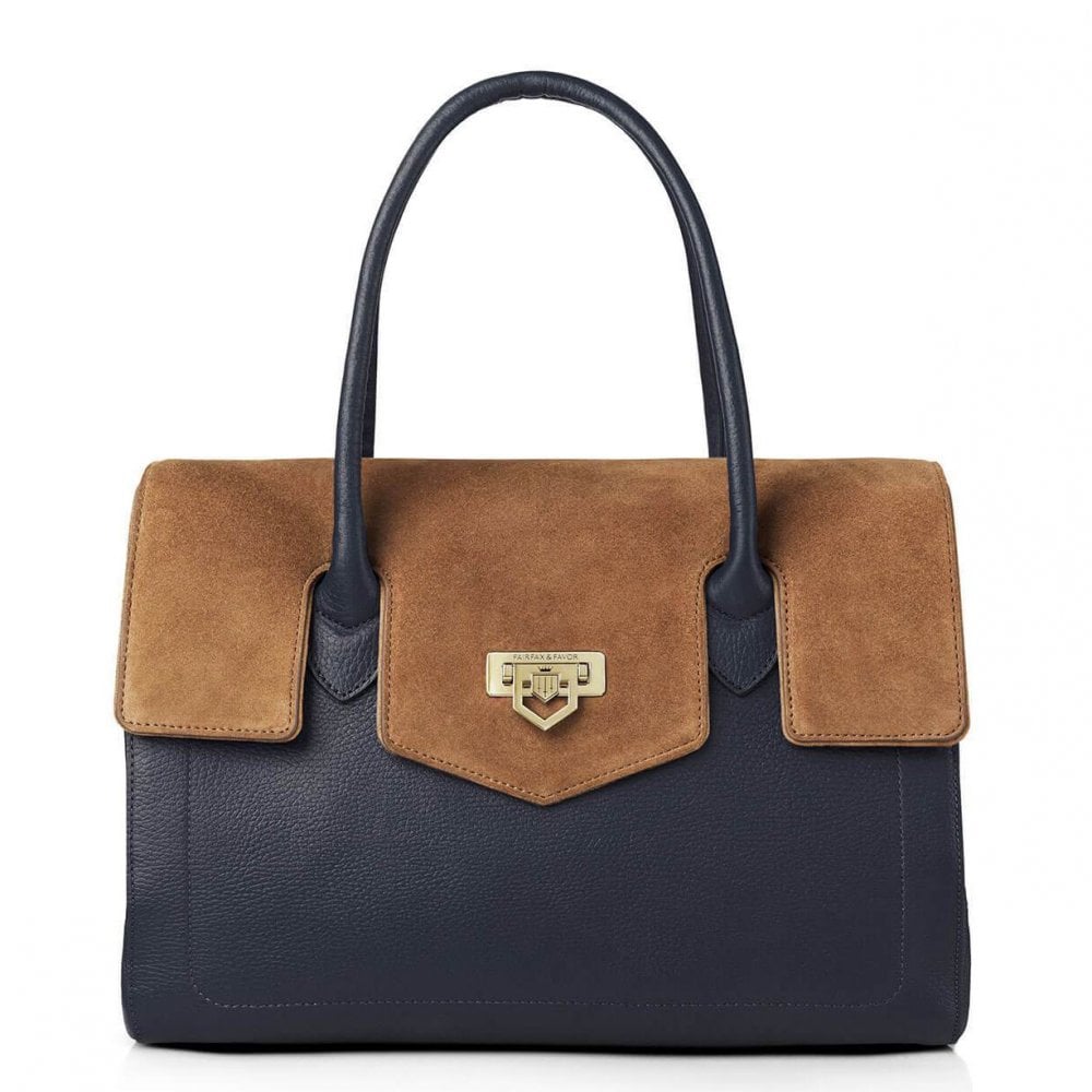 Fairfax and Favor Ladies Loxley Shoulder Bag in Two Tone#Two Tone