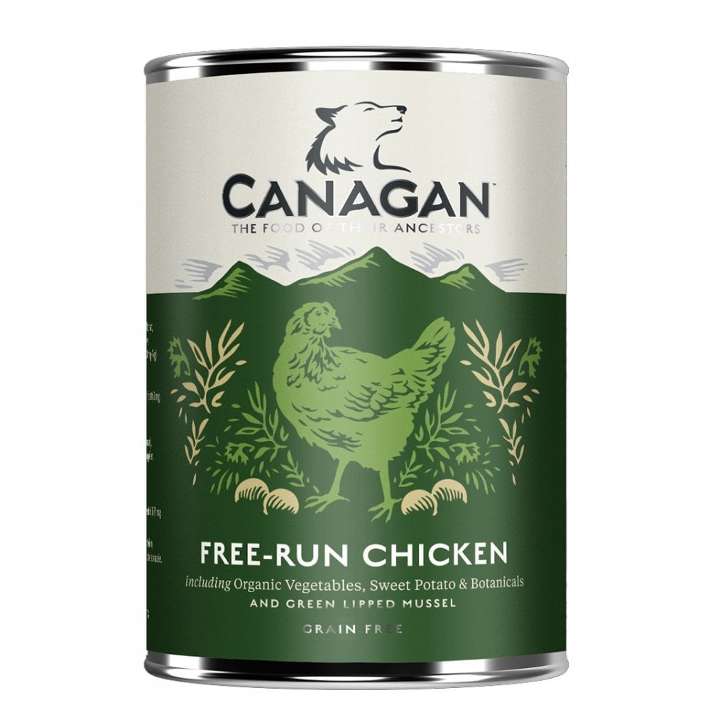 Canagan Free-Run Chicken Grain Free Tinned Dog Food 400g