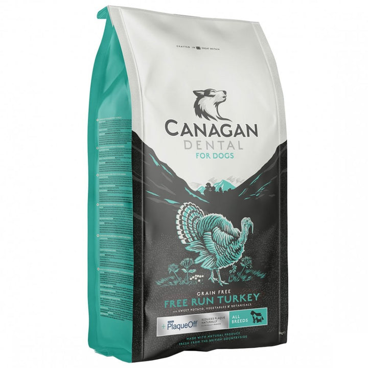 Canagan Dental Grain Free Dog Food with Free-Run Turkey 2kg