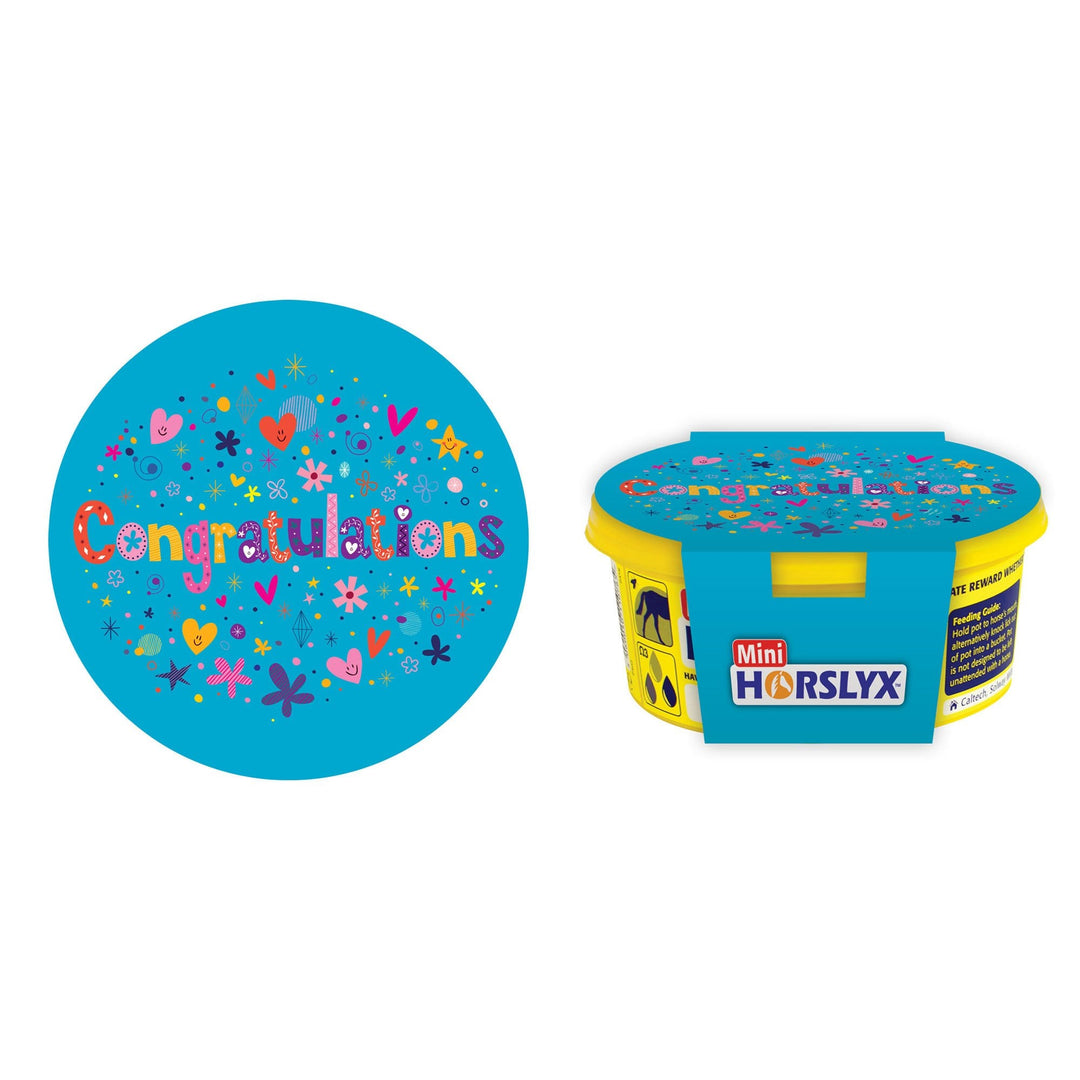 Horslyx Minilick Congratulations Gift Sleeve